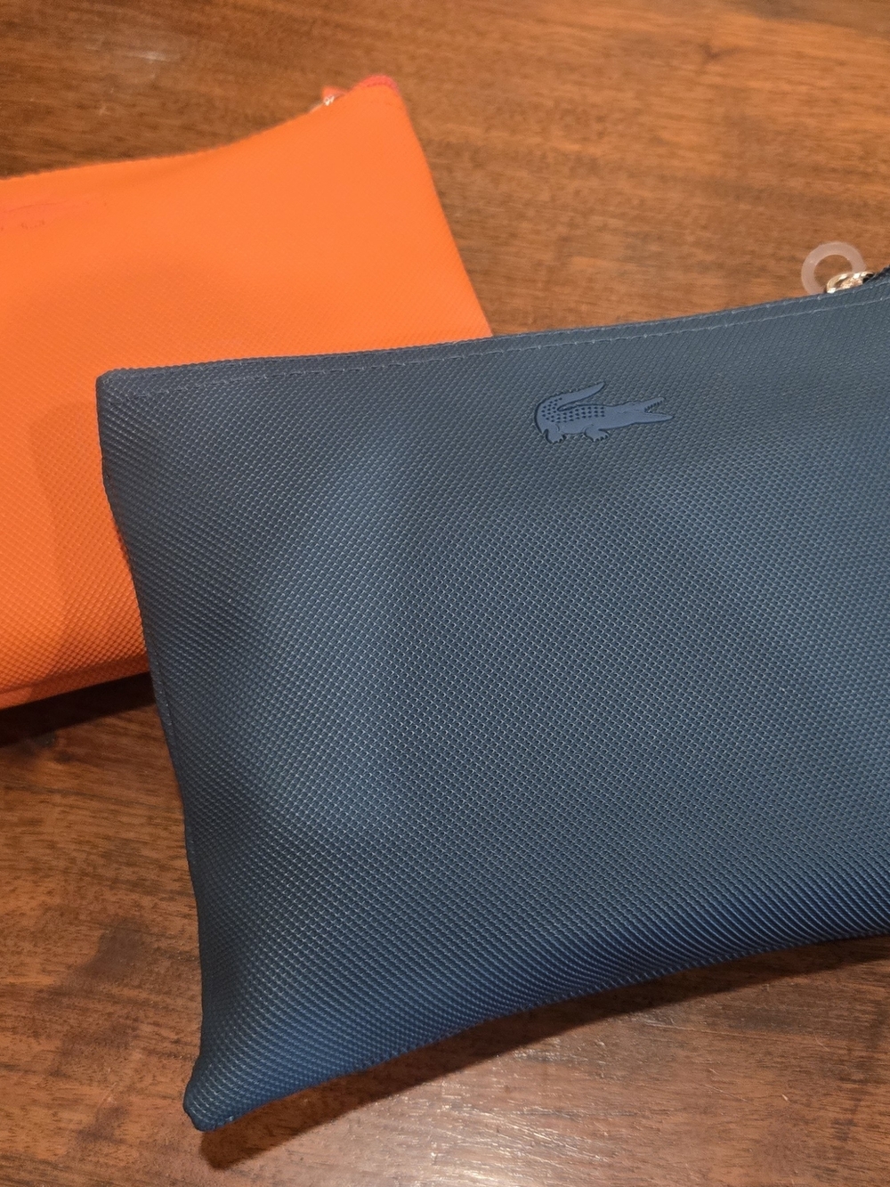 Lacoste Men's Zip Pouches - Sleek Travel Organizer